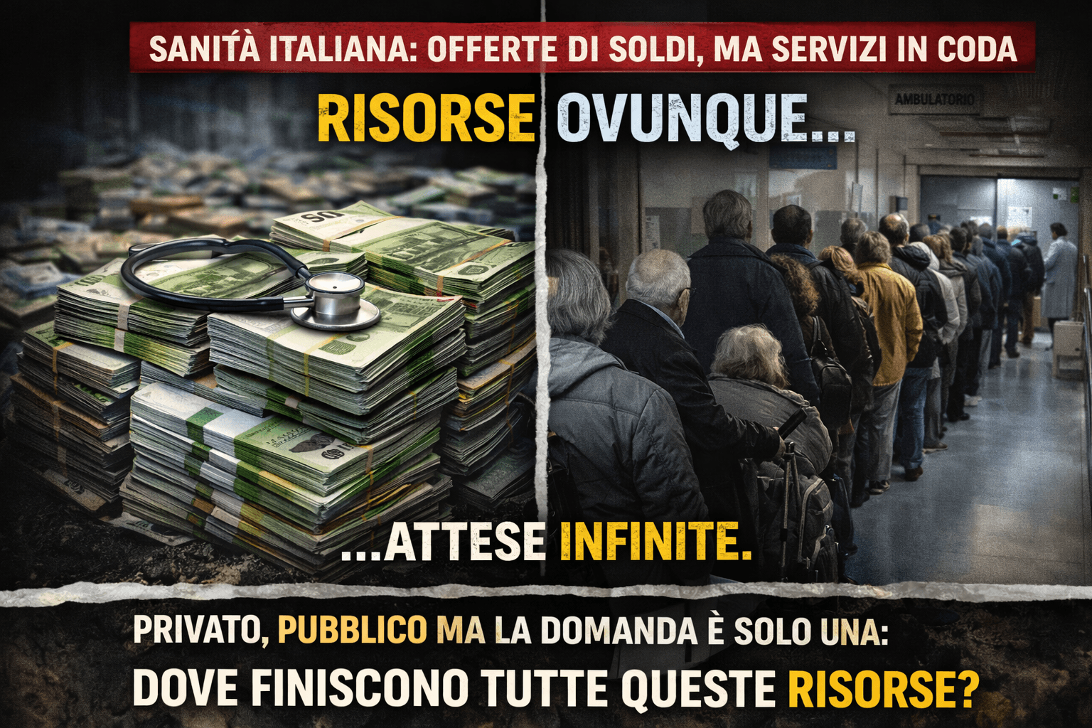 Sanità ricca, pazienti in coda: il miracolo italiano al contrario