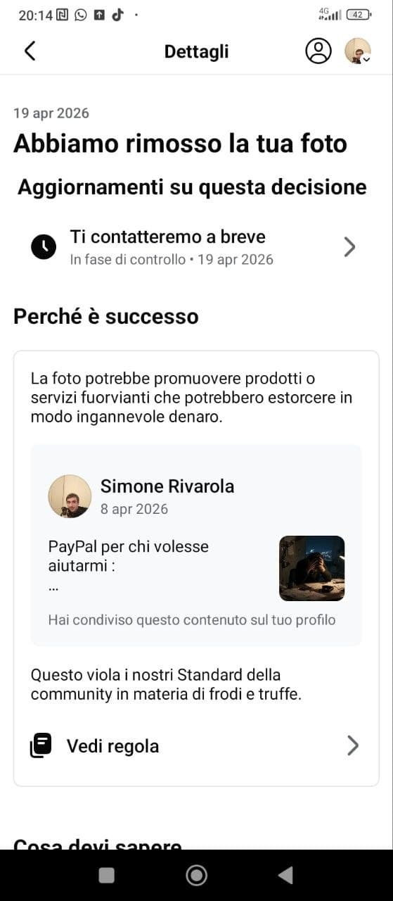 Facebook e le regole opache: quando chiedere aiuto diventa “truffa”